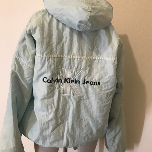 Vintage Blue  Lightly Lined Puffer Jacket Calvin - Picture 2 of 3